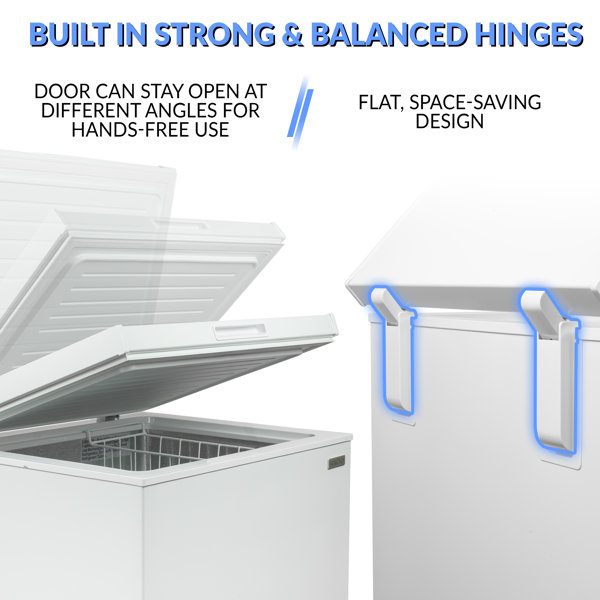 Igloo 3.5 Cubic Feet Garage Ready Chest Freezer with Adjustable